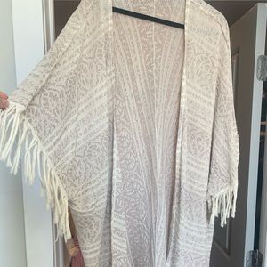Free people fringe arm shaw